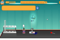 Demonstrates the thermal decomposition of mercury oxide